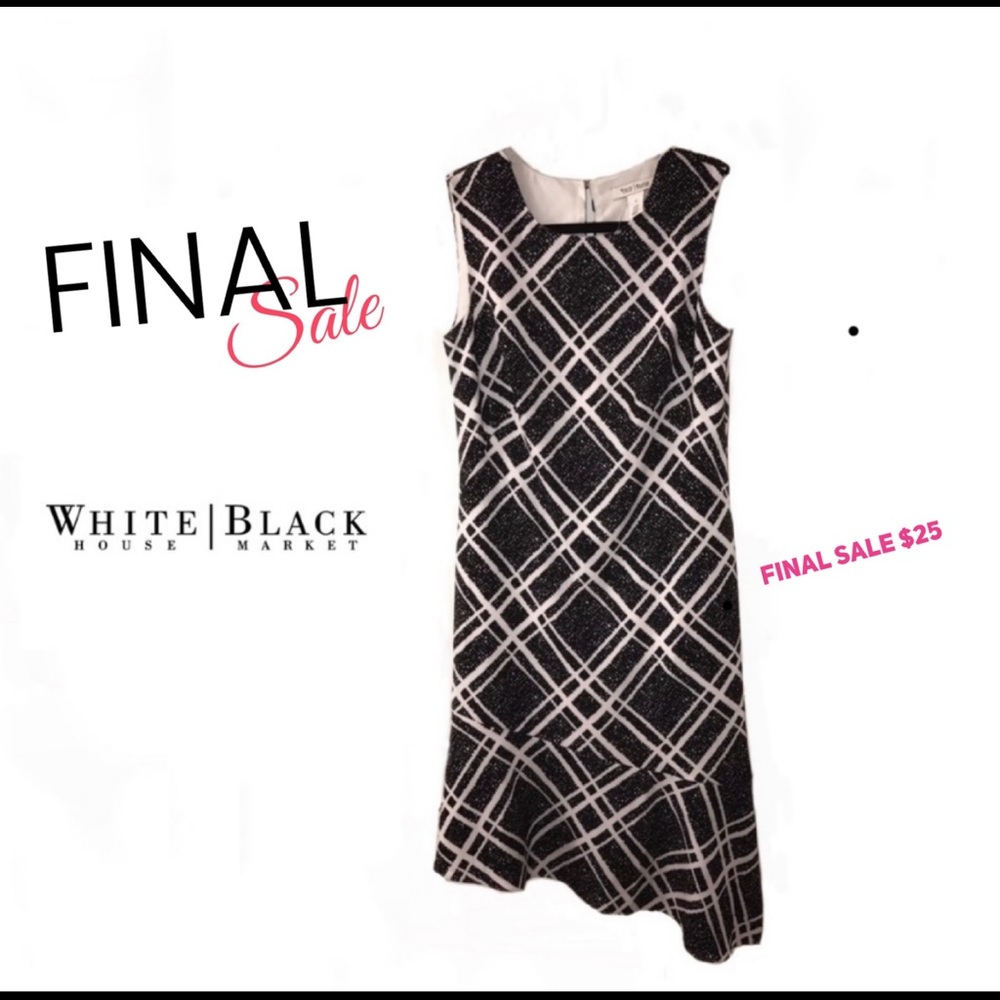 WHBM Sleeveless Plaid Dress Sz 0